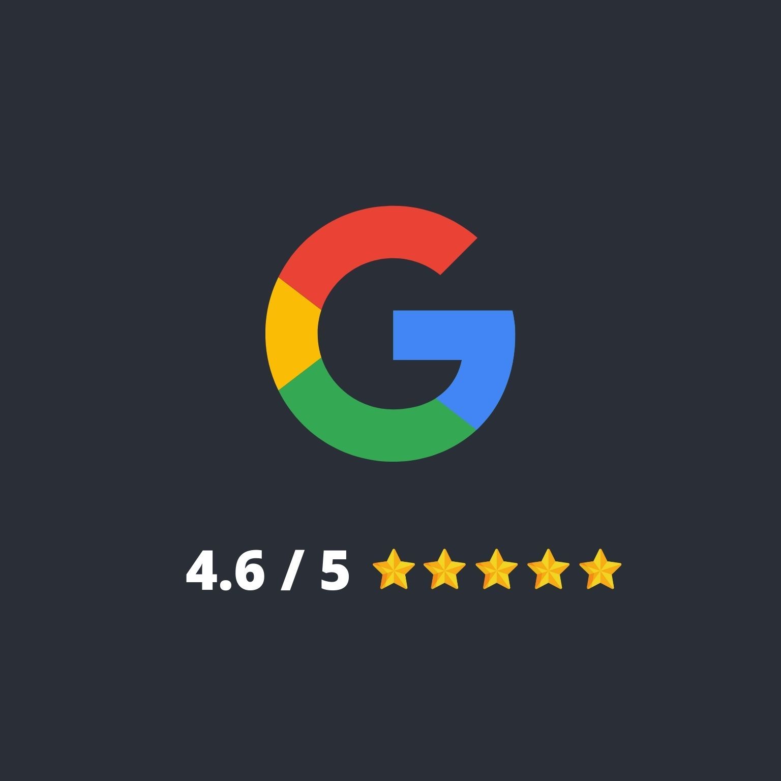 Bernys Cook Google Ratings